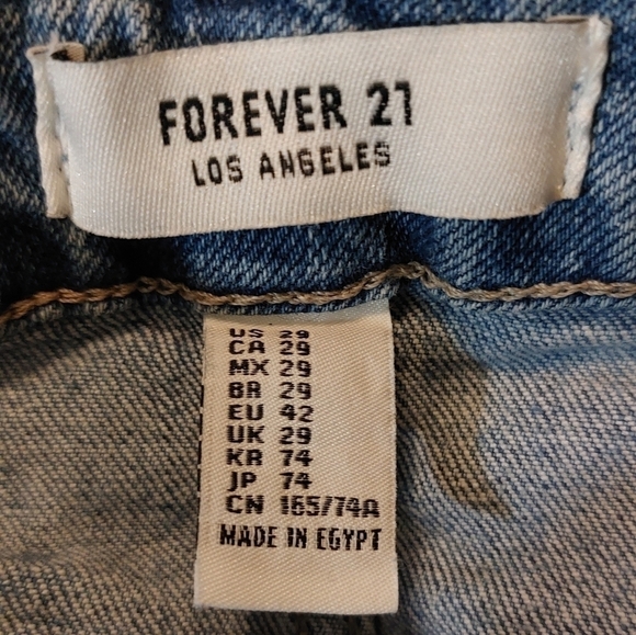 FOREVER 21 Ladies Distressed Mini Skirt- 28 - Picture 5 of 6